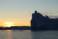 Sunrise over the Icebergs