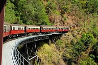 Kuranda Scenic Railway crossing the Stoney Creek Bridge