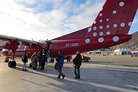 The DHC7 Taateraaq to Ilulissat