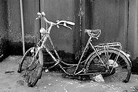 Bicycle parked in the canal